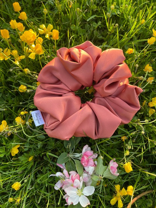 Coral Scrunchie
