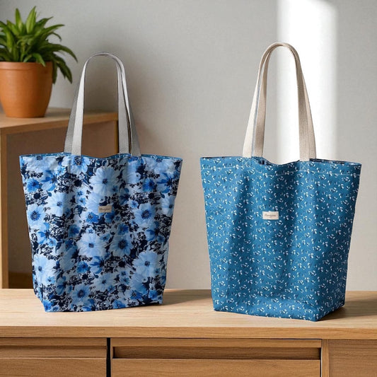 Reversible Tote Bag – 2 Styles in One!
